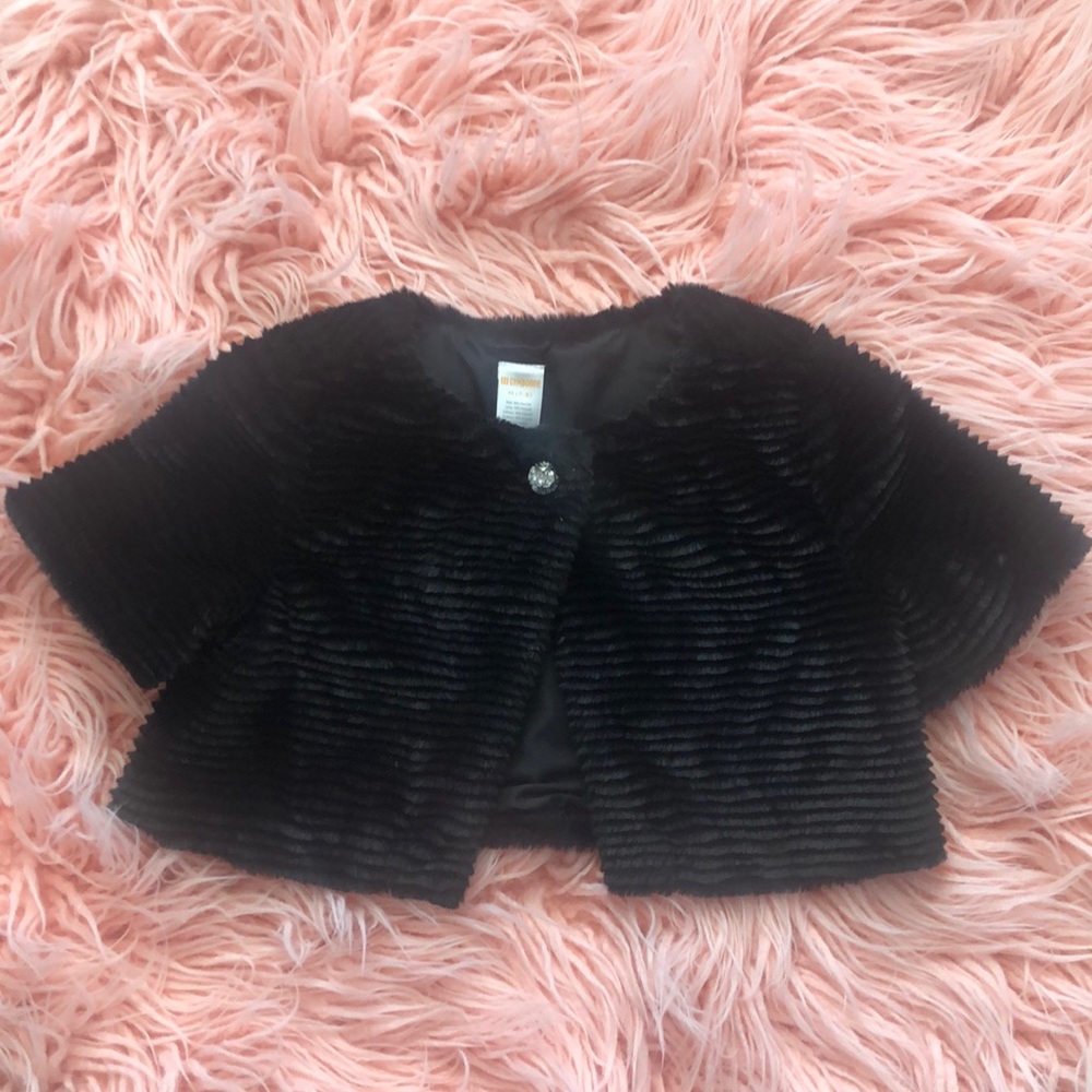 Black velvet 1/2 jacket